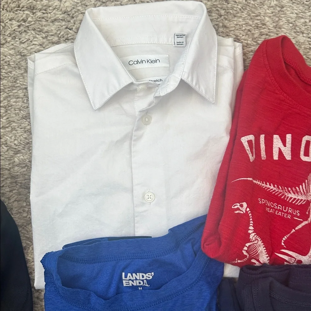 Boys winter bundle! Size 7/8 warm long sleeve shirts and pants - Picture 3 of 6